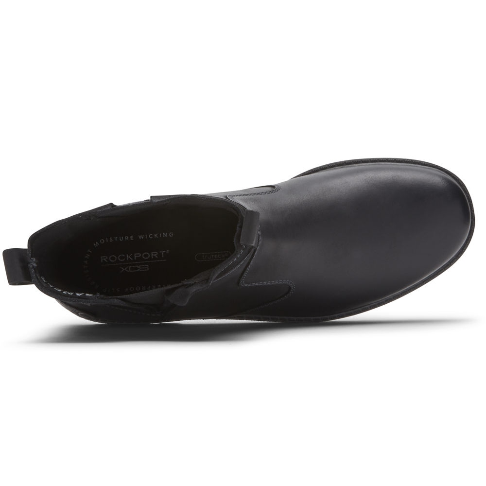 Rockport Kängor Herr Svarta - Storm Surge Waterproof Chelsea - NZSTK4582